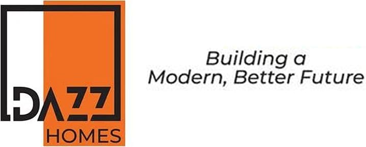 A picture of the logo for building modern, beautiful homes.