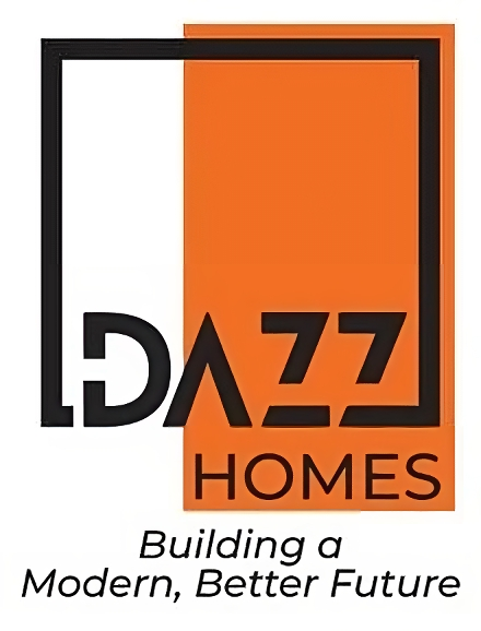 A logo of dazz homes
